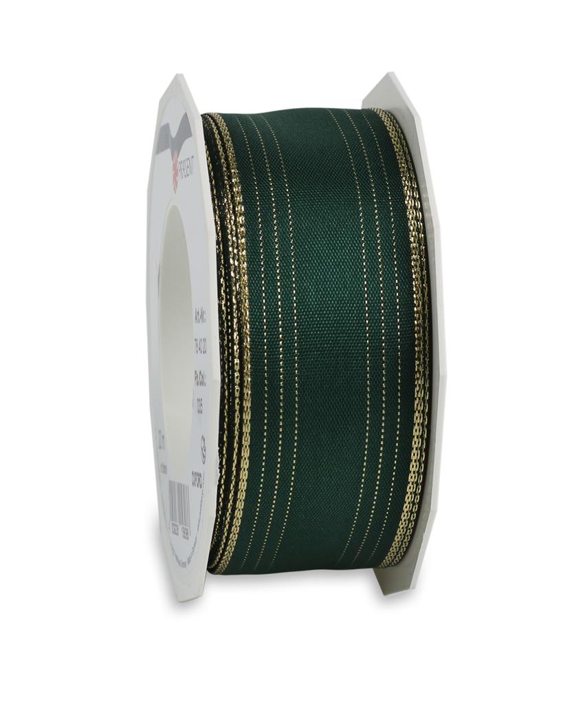 BEAUFORT organza stripes 20-m-roll with wired edge